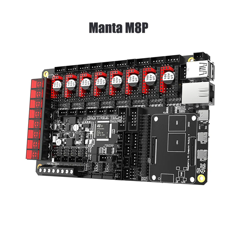 BIGTREETECH Manta M4P/M8P/M5P Control Board running Klipper with CB1/CB2/CM4 - Image 16