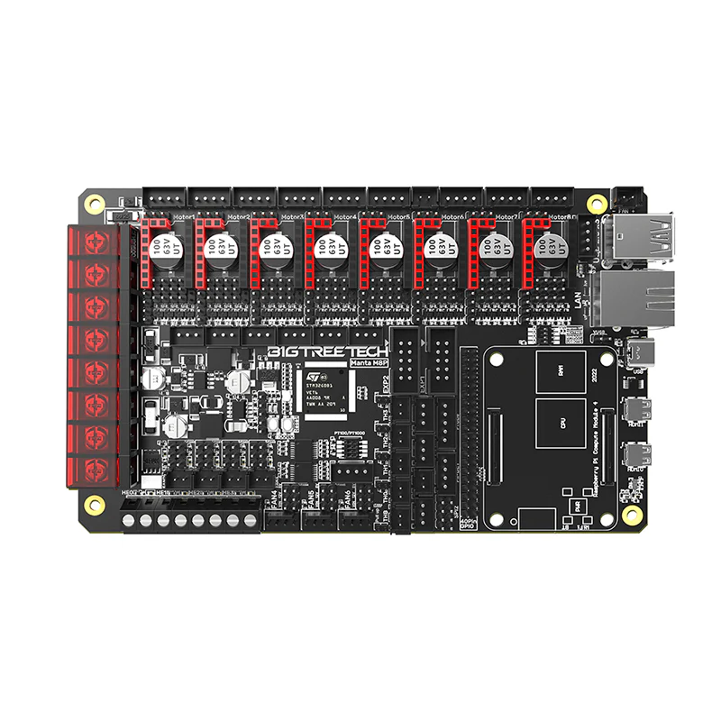BIGTREETECH Manta M4P/M8P/M5P Control Board running Klipper with CB1/CB2/CM4 - Image 17