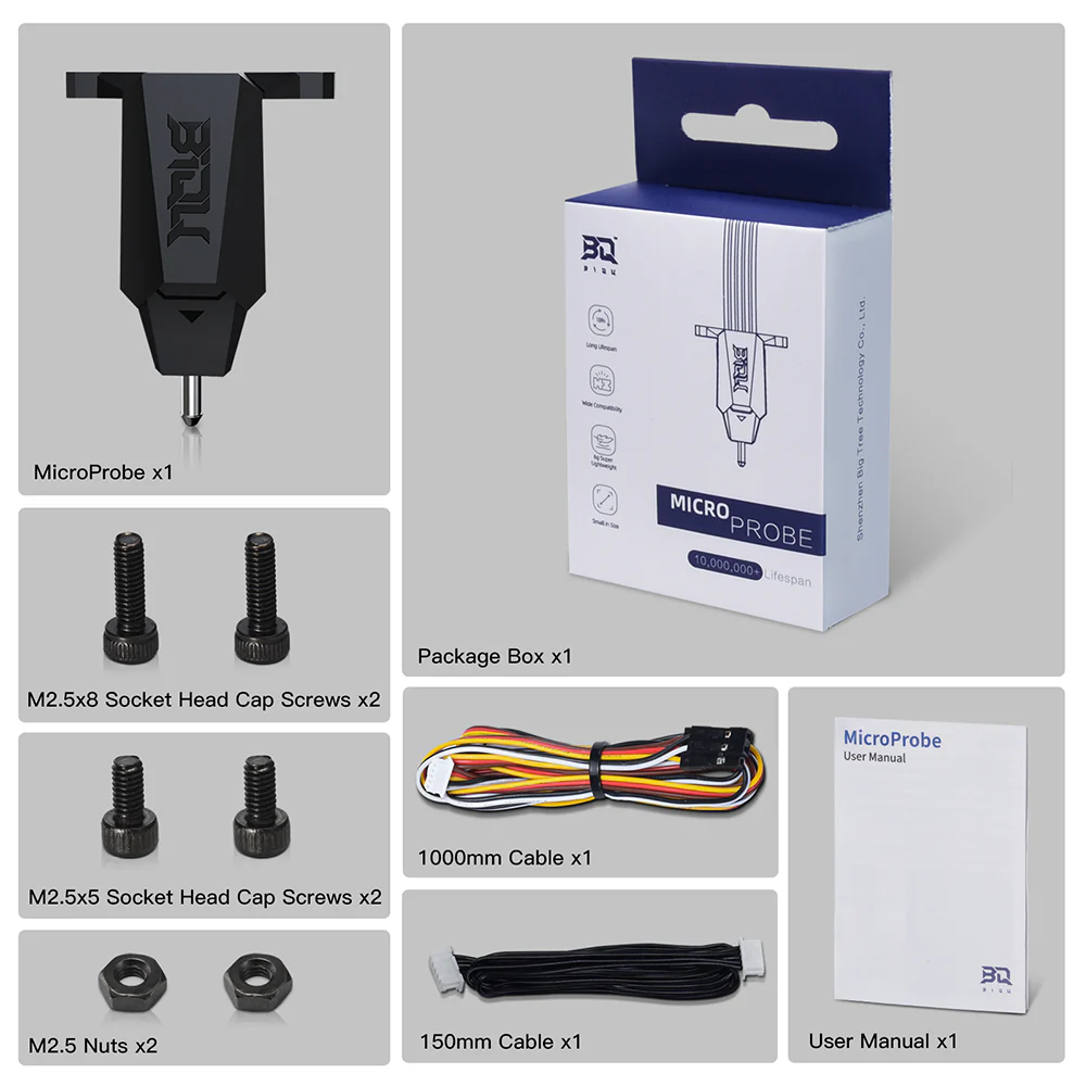 BIQU MicroProbe V2.0 for H2 Series Extruders Ender-3 B1 3D Printer - Image 11