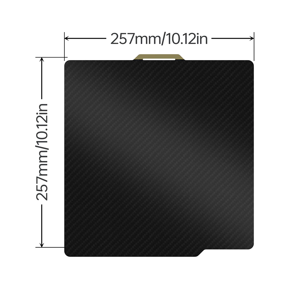 BIQU Panda Build Plate 257MM x 257MM/184MM x 184MM Double-Sided Spring Steel Sheet with Textured PEI Grid for Bambu Lab P1P/P1S/X1C/A1/A1 mini Printers - Image 14