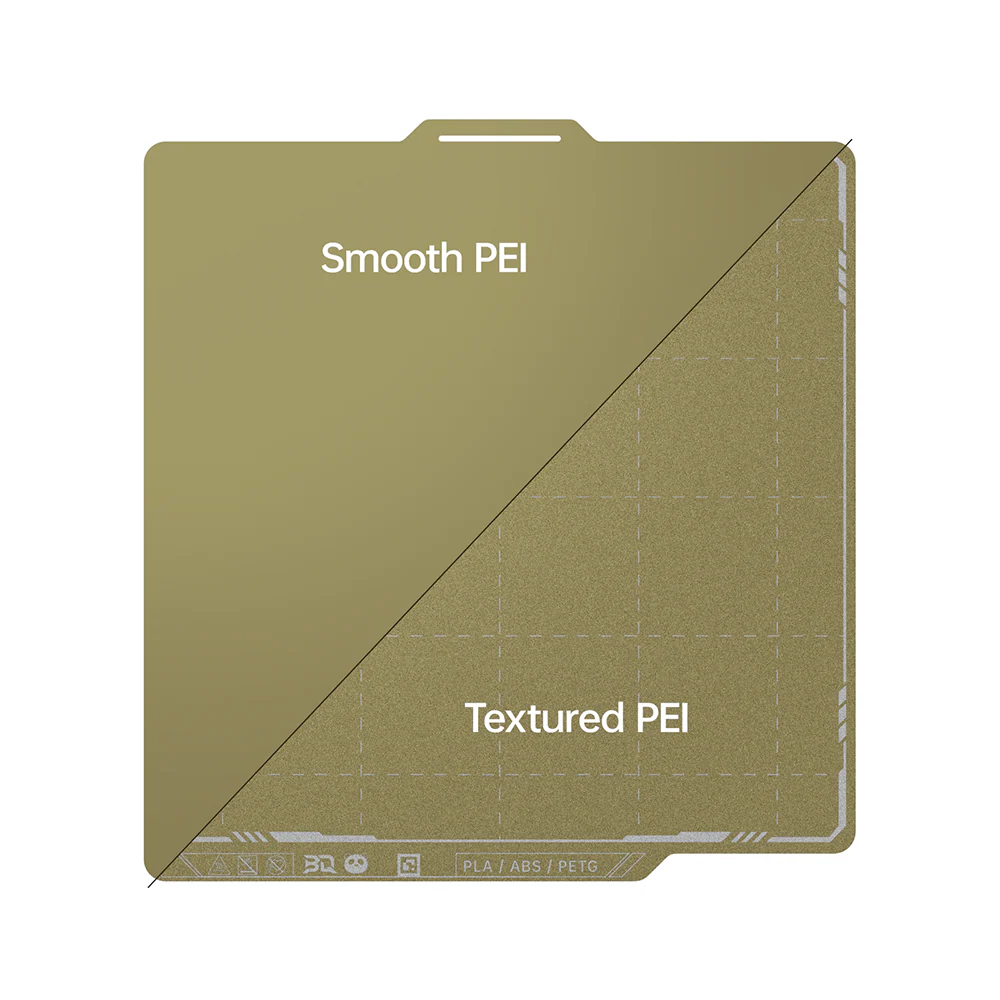 BIQU Panda Build Plate 257MM x 257MM/184MM x 184MM Double-Sided Spring Steel Sheet with Textured PEI Grid for Bambu Lab P1P/P1S/X1C/A1/A1 mini Printers - Image 3