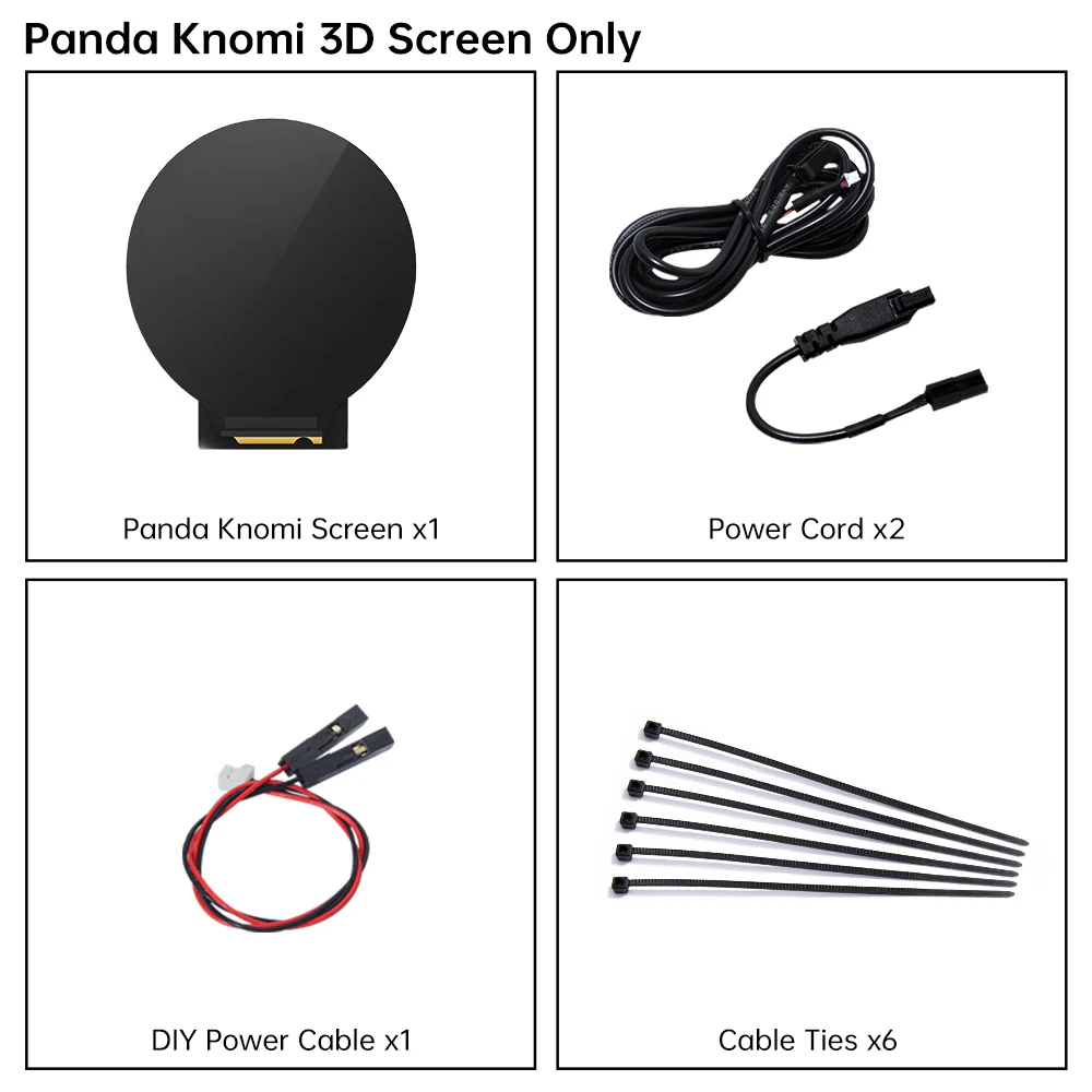 BIGTREETECH Panda Knomi Smart Display Companion for Bambulab Printers, Wireless Control & Custom GIFs - Image 19