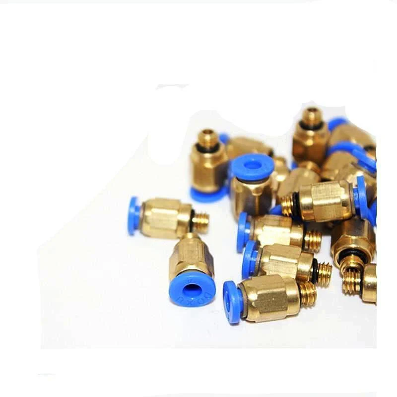 Lots PC4-M6 Pneumatic Straight Fitting Remote Tracheal Joint Connector for 4mm OD tubing M6 6mm Reprap 3D Printer Printers - Image 4