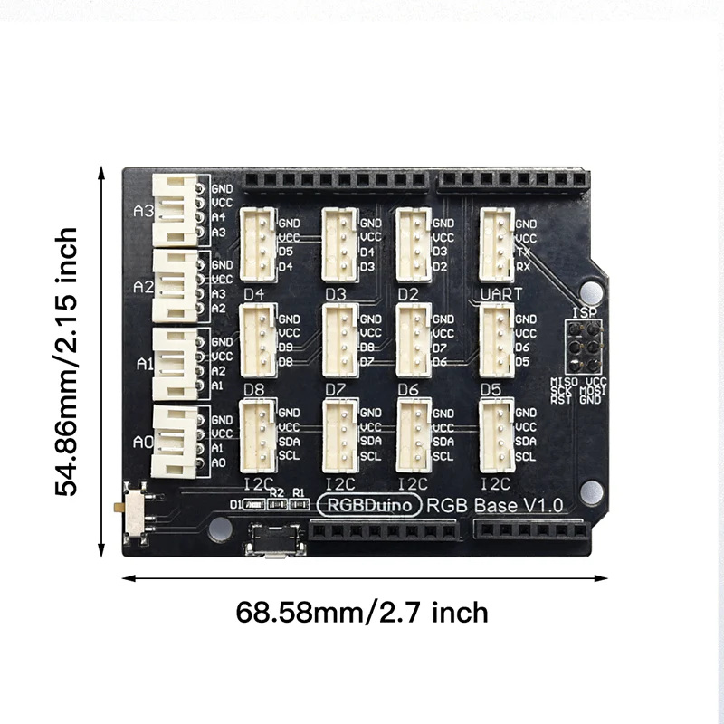 BIQU RGBDuino UNO V1.2 Jenny Greek Duck ATMEGA328P-AU Chip 16MHZ 5V Development Board VS Arduino UNO R3 Upgrade for Raspberry Pi 4 Raspberry Pi 3B - Image 12