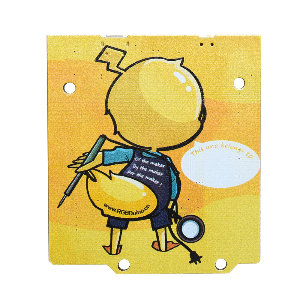 BIQU RGBDuino UNO V1.2 Jenny Greek Duck ATMEGA328P-AU Chip 16MHZ 5V Development Board VS Arduino UNO R3 Upgrade for Raspberry Pi 4 Raspberry Pi 3B - Image 3