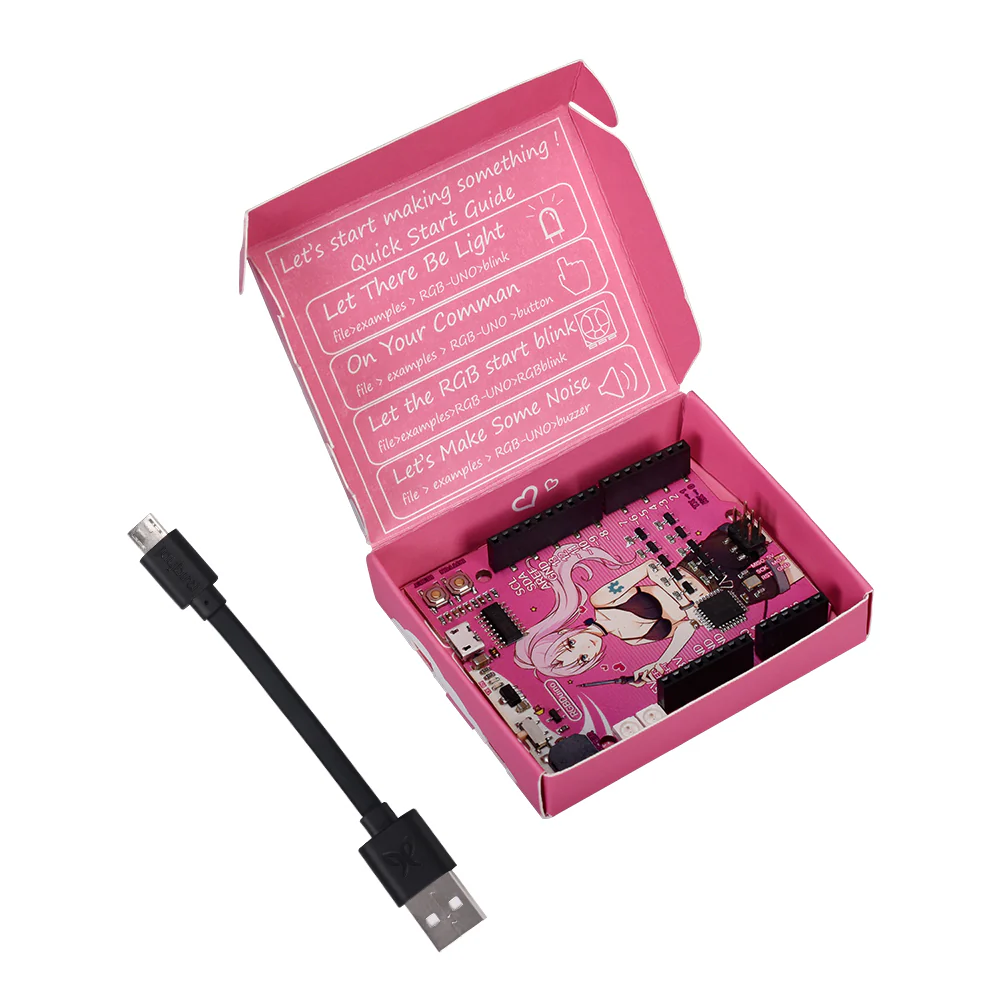 BIQU RGBDuino UNO V1.2 Jenny Greek Duck ATMEGA328P-AU Chip 16MHZ 5V Development Board VS Arduino UNO R3 Upgrade for Raspberry Pi 4 Raspberry Pi 3B - Image 9