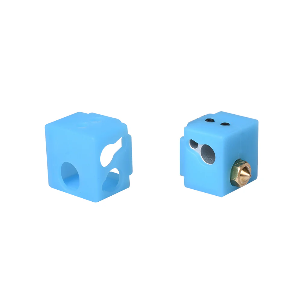 V5 Heater Block Aluminum Block V5 Silicone Sock 3D Printer Parts Fit J-head Hotend Bowden Extruder To Thermistor - Image 2
