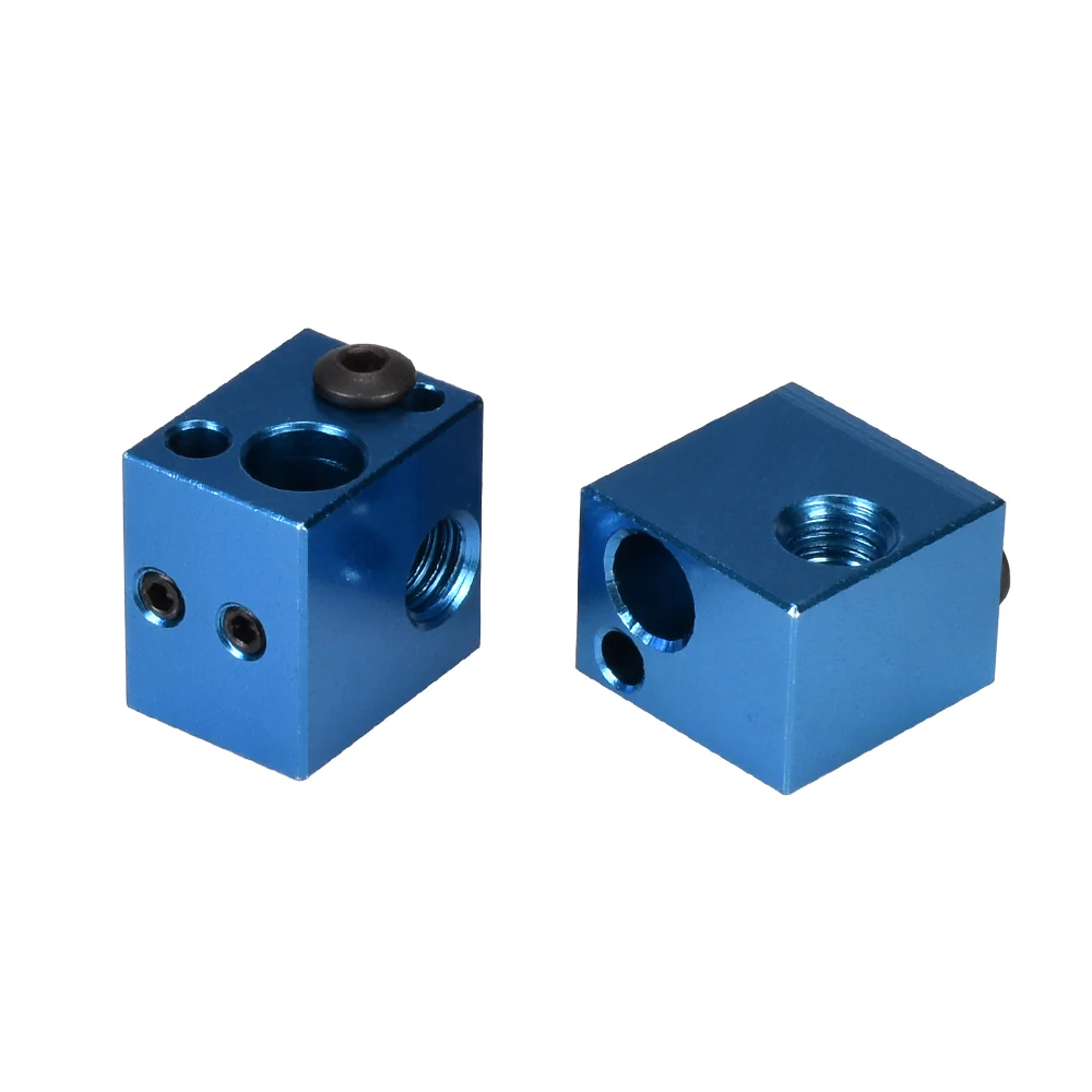 V5 Heater Block Aluminum Block V5 Silicone Sock 3D Printer Parts Fit J-head Hotend Bowden Extruder To Thermistor - Image 5