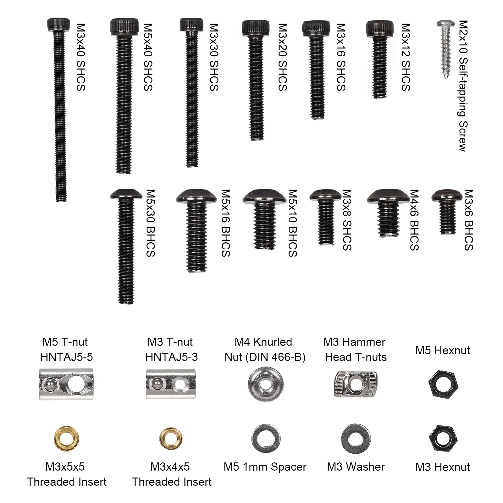 Voron 2.4 CNC Parts Kit V2.0 - DIY Kits 8 Kits Electronics Cable Fastener Heated Bed Motion Panels Frame CNC - Image 27