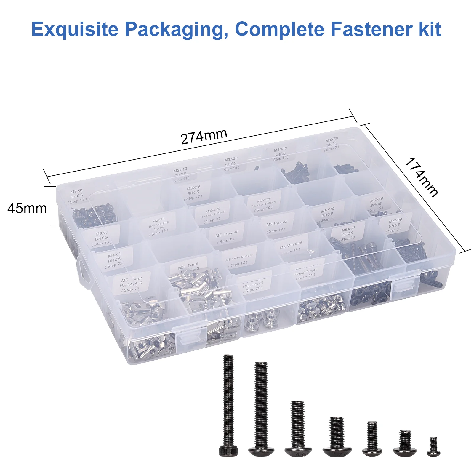 Voron 2.4 CNC Parts Kit V2.0 - DIY Kits 8 Kits Electronics Cable Fastener Heated Bed Motion Panels Frame CNC - Image 32