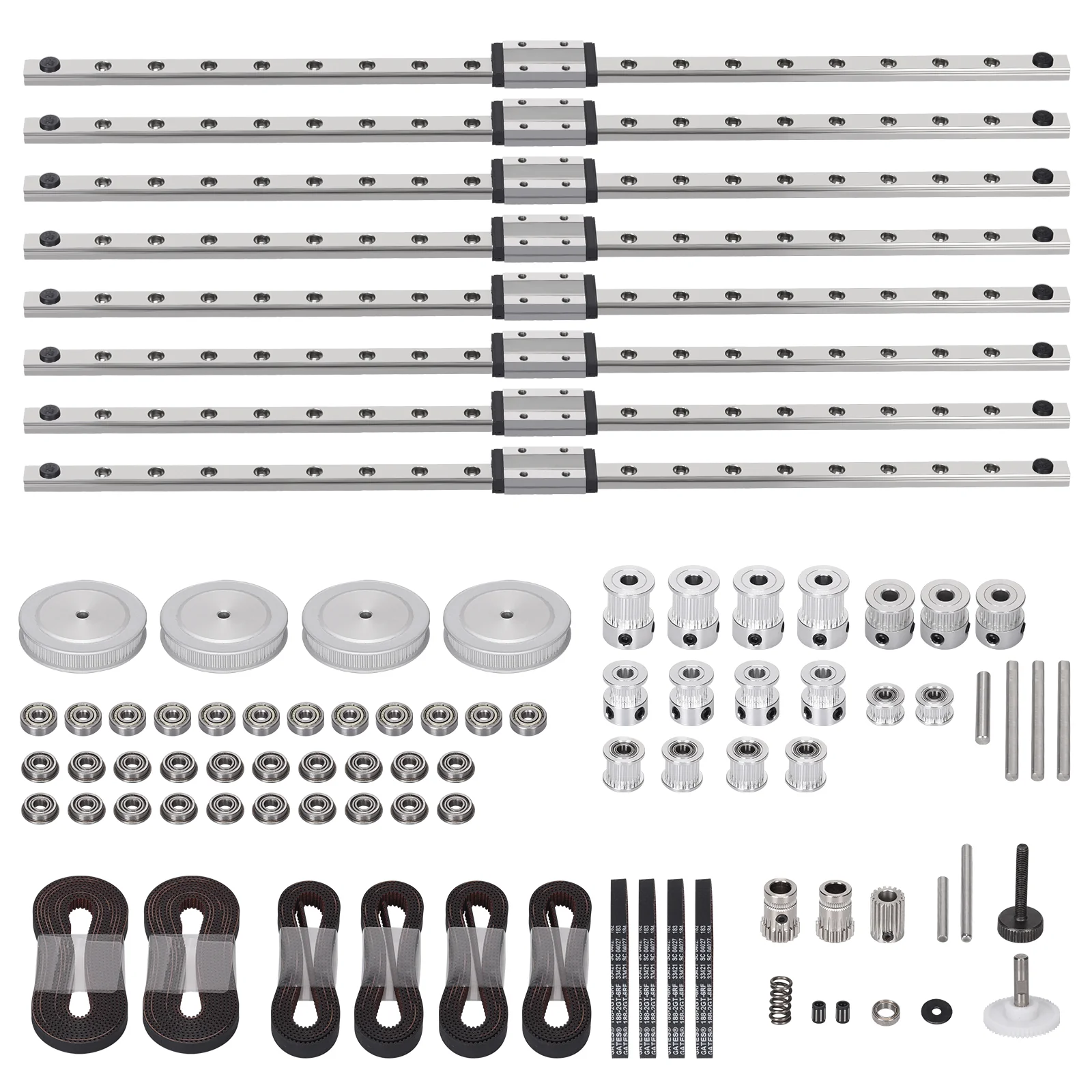 Voron 2.4 CNC Parts Kit V2.0 - DIY Kits 8 Kits Electronics Cable Fastener Heated Bed Motion Panels Frame CNC - Image 42
