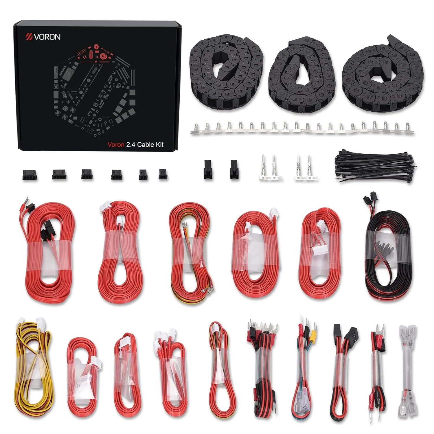 Voron 2.4 CNC Parts Kit V2.0 - DIY Kits 8 Kits Electronics Cable Fastener Heated Bed Motion Panels Frame CNC - Image 64